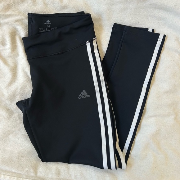 Adidas Climalite 3-Stripes 3/4 Pants - Picture 1 of 8